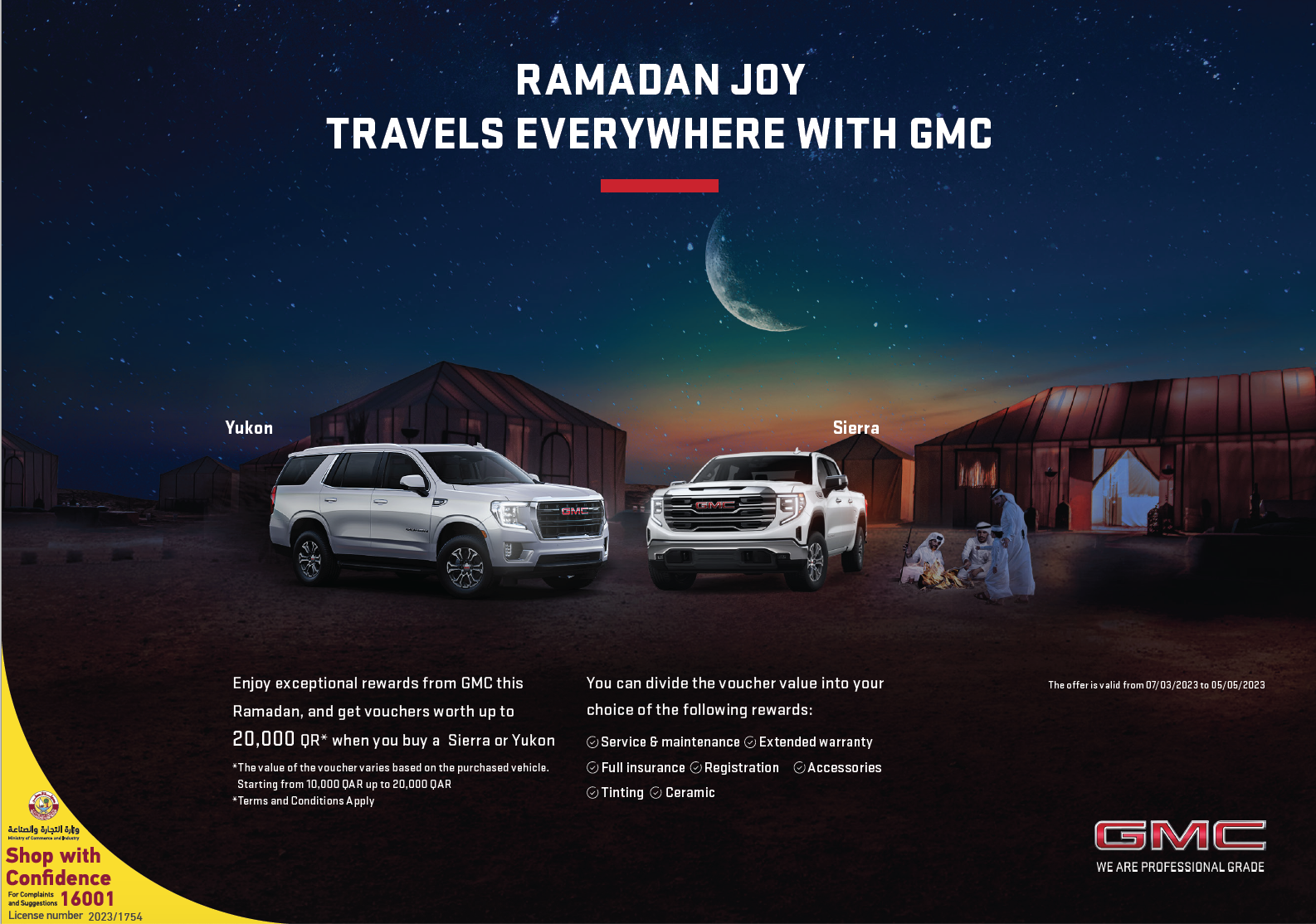 GMC’s exclusive dealer in Qatar is spreading the joy this Ramadan