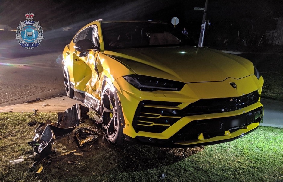 Aussie 14-year-old steals car, crashes into $263,000 Lamborghini Urus