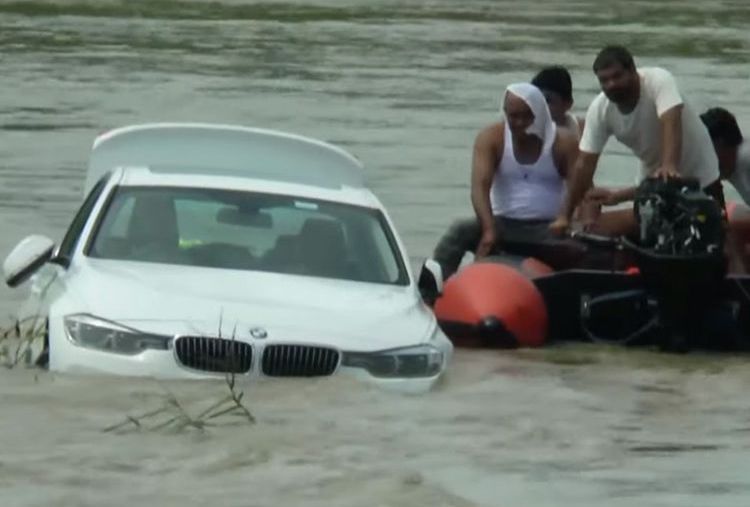 He asked for a  Jaguar but received a BMW. Hence he drowned it